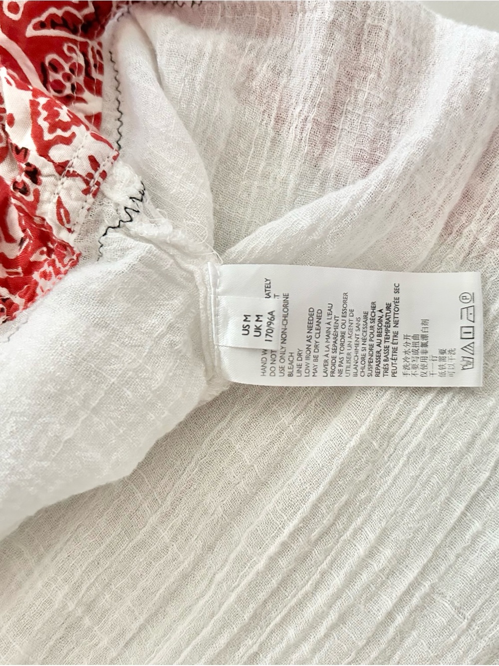 Free People White Gauze Boho Tunic Dress Medium Festival Beach ResortWear - Picture 7 of 10